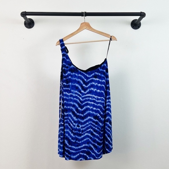 NWT Magicsuit New Wave Amal Slimming Tie Front Swim Dress - Picture 6 of 8